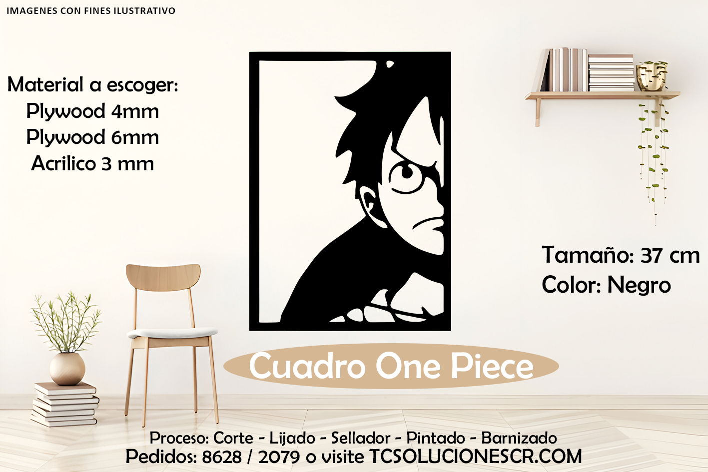 Cuadro One Peace Luffy 2