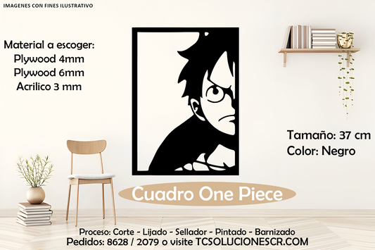Cuadro One Peace Luffy 2