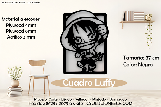 Cuadro One Peace Luffy 3
