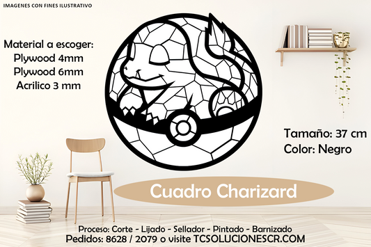 Cuadro Pokemon Charizard
