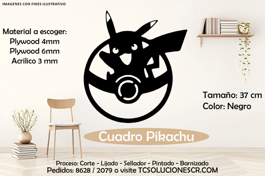 Cuadro Pokémon Pikachu 1