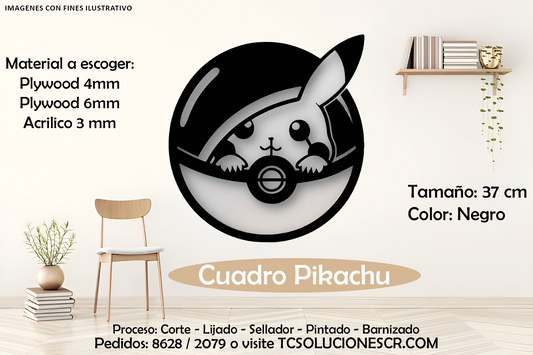 Cuadro Pokémon Pikachu 2