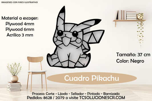 Cuadro Pokémon Pikachu 3