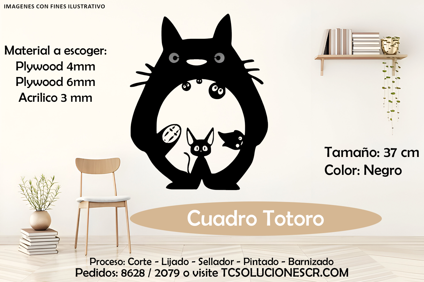 Cuadro Totoro 1