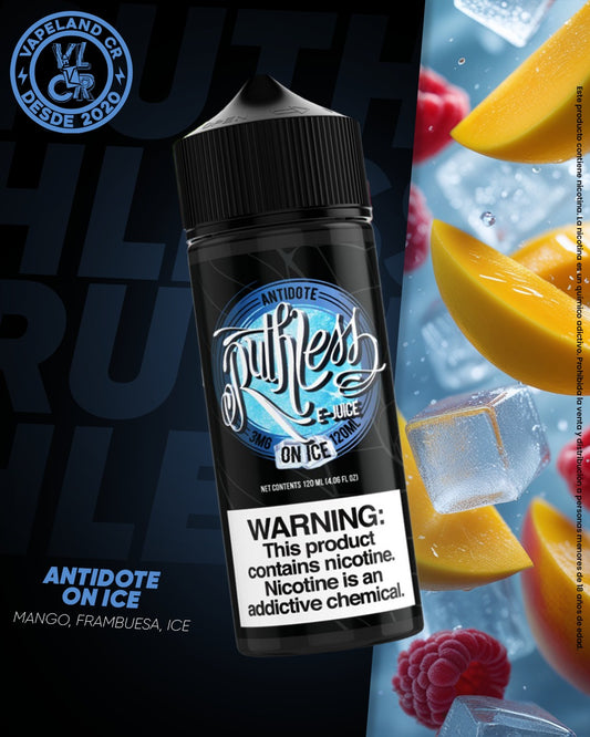 Ruthless Antidote on ice 3mg y 6mg.