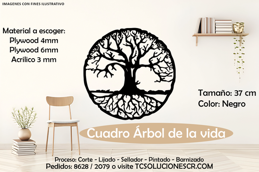 Cuadro Paisaje Arbol de la Vida