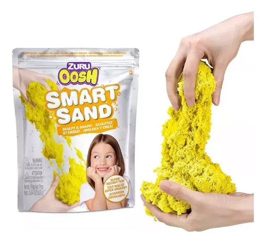 Arena Moldeable Zuru OOSH Smart Sand Amarilla.