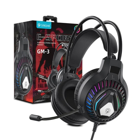 Audífonos Headset Celebrat E-SPORTS GM-3.