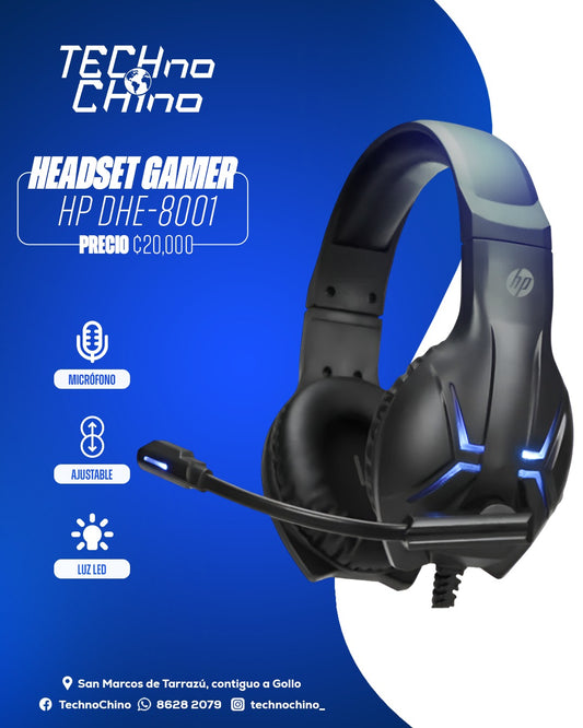 Audífonos Headset HP DHE-8001.