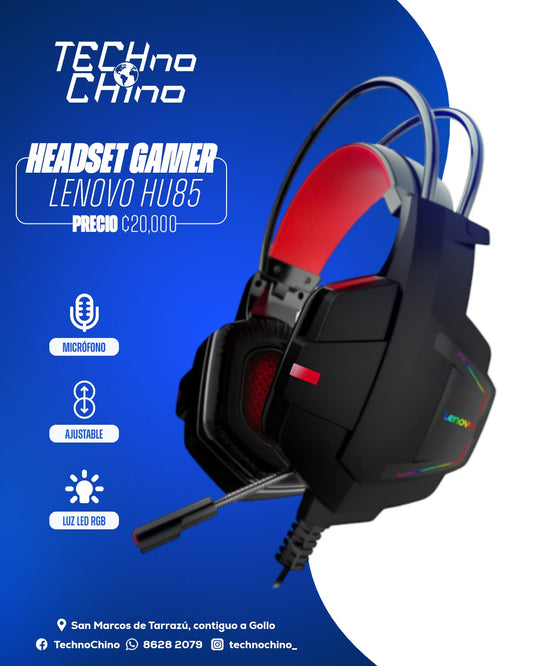 Audífonos Headset Lenovo HU85.