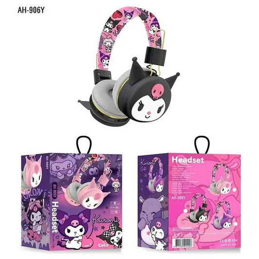 Audífonos Inalámbricos para Niño Kuromi AH-906Y.