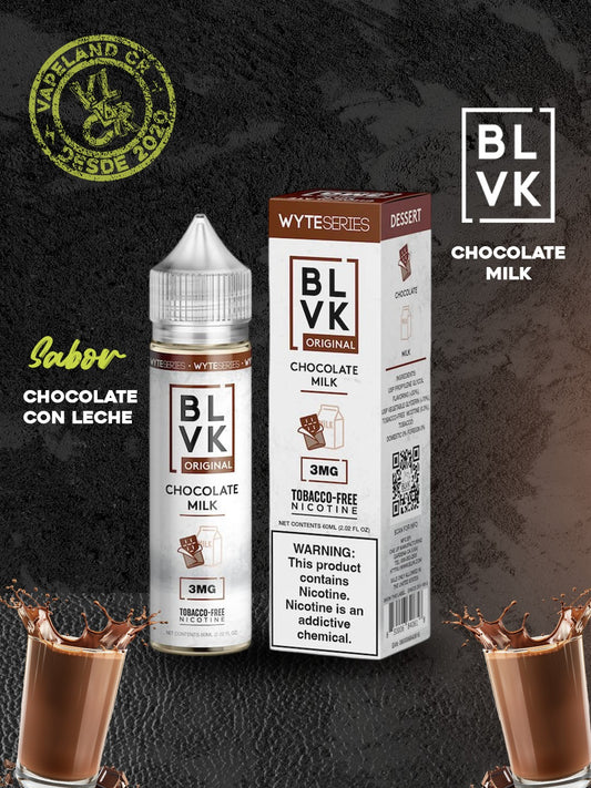BLVK Chocolate Milk 3mg y 6mg.
