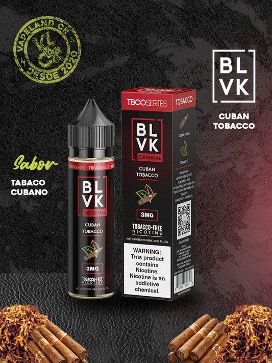 BLVK Cuban Tobacco 3mg.