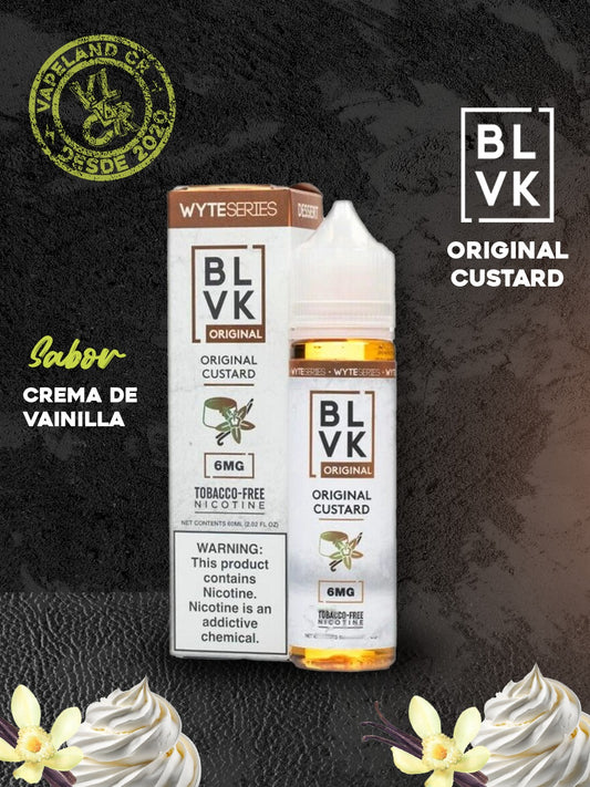 BLVK Original Custard 3mg y 6mg.