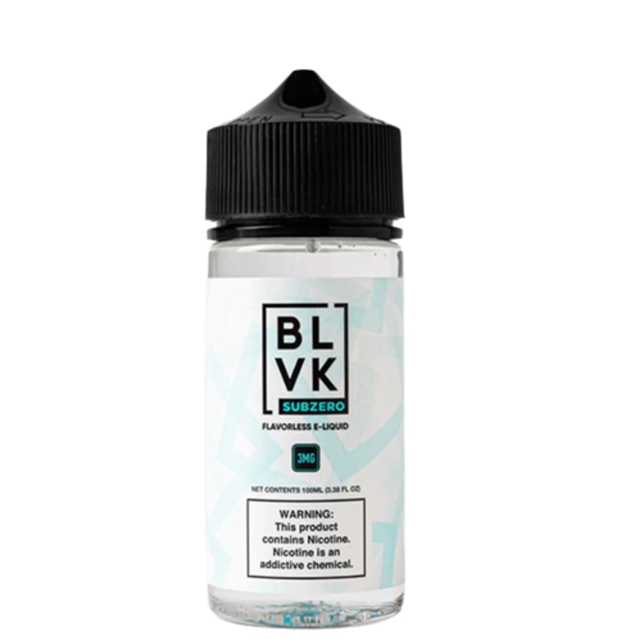 BLVK Subzero Flavorless 3mg.