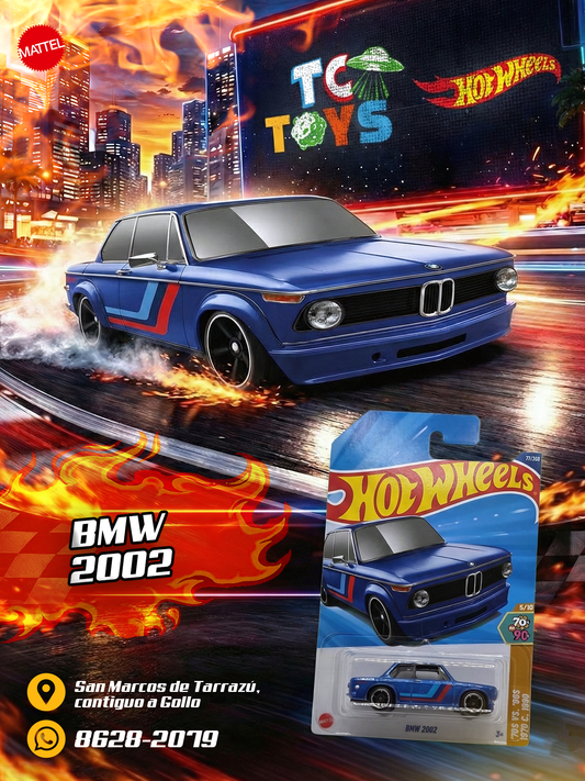 Hot Wheels BMW 2002 Azul.