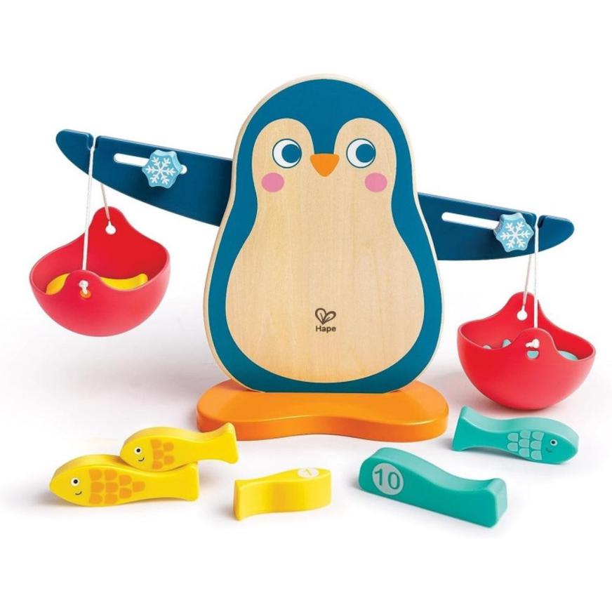 Balanza de Pingüino de Madera Hape.