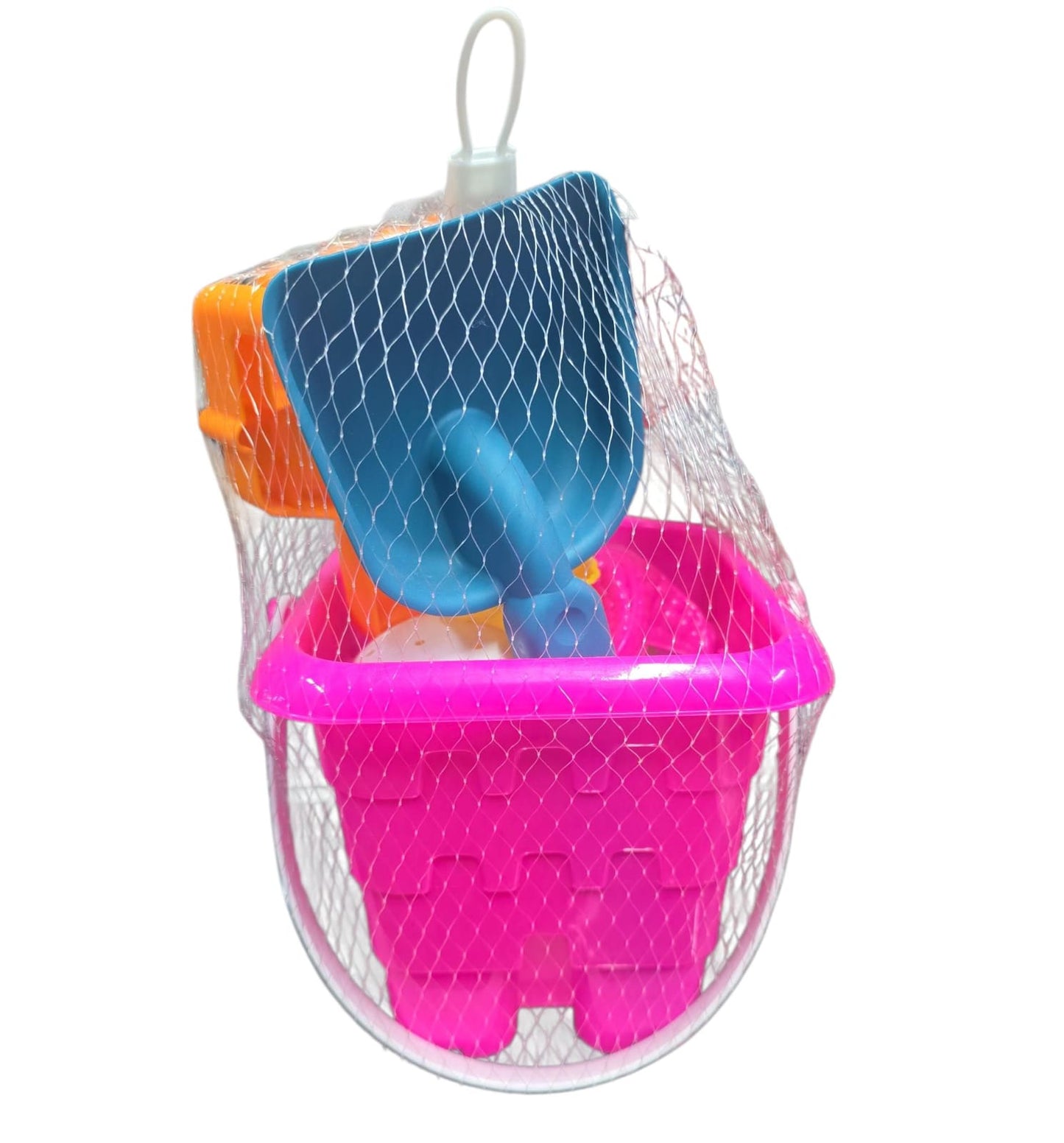 Balde con Accesorios para Arena Sand Toys.