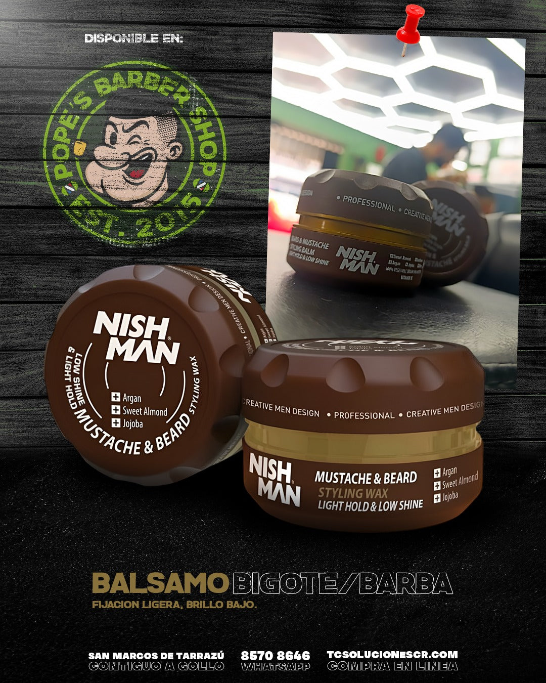 Bálsamo para Barba Nish Man.