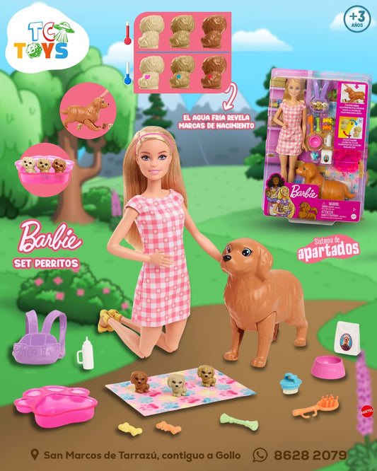 Barbie Cachorritos en el Interior Mattel.