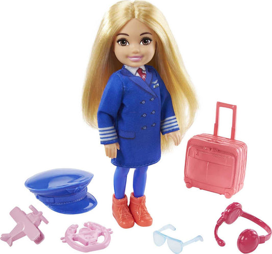 Barbie Chelsea Piloto Mattel.