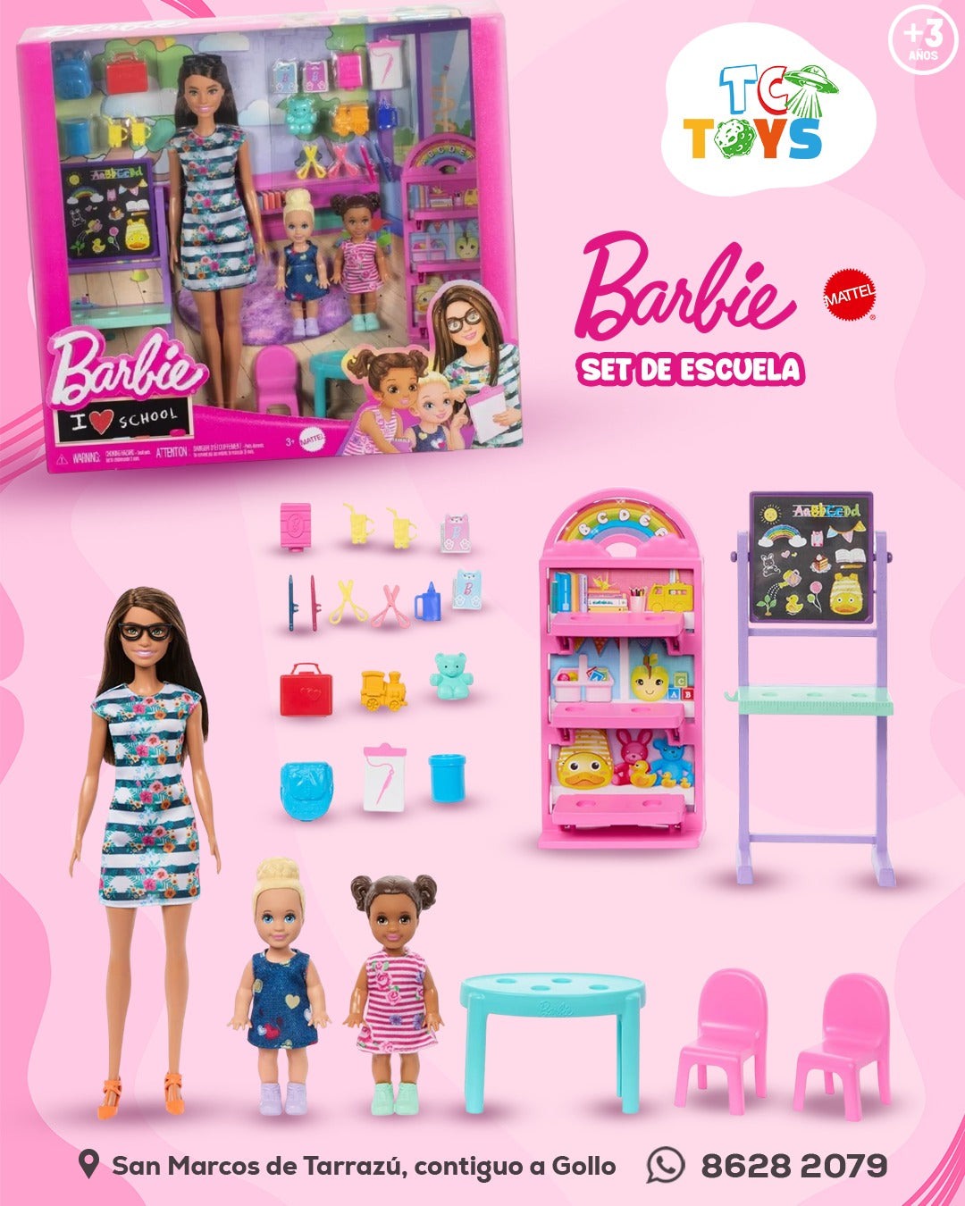 Barbie I Love School Mattel.
