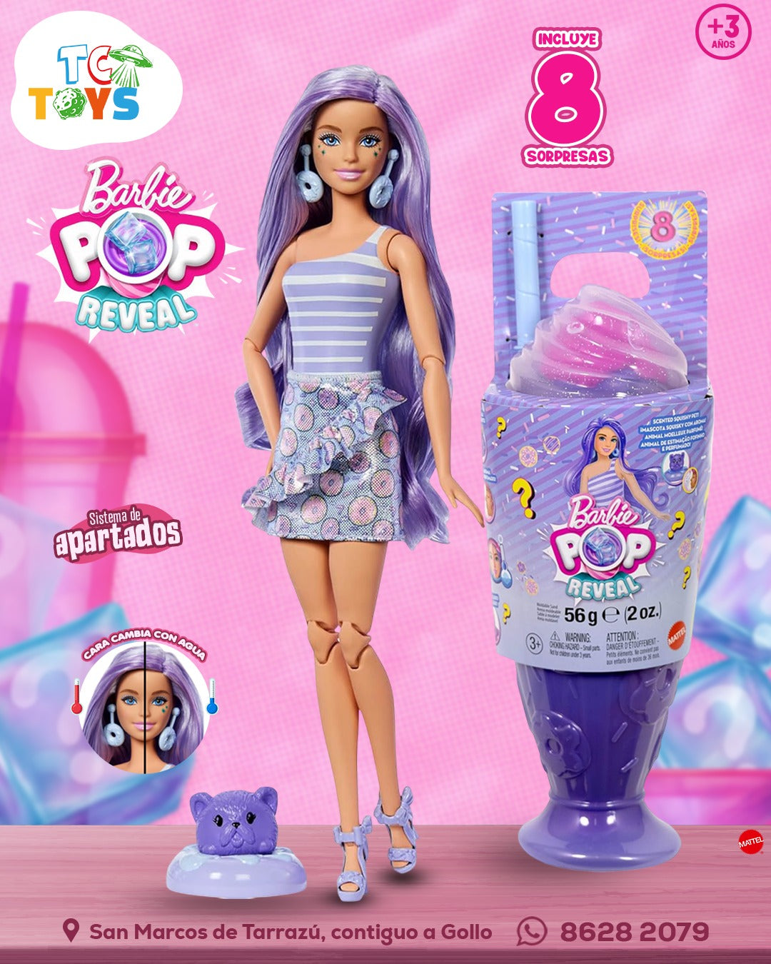 Barbie Pop Reveal Milk Shake Mattel.