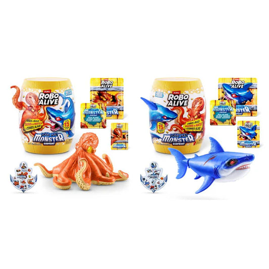 Barril Zuru Robo Alive Deep Sea Monster Surprise!.