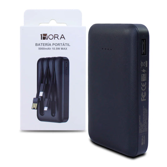 Batería Portátil 1Hora 5000 mAh.