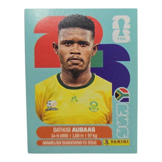 Bathusi Aubaas RSA 14 Mundial 2026 Panini.