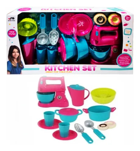 Batidora Deluxe Kitchen Playset Time To Cook.