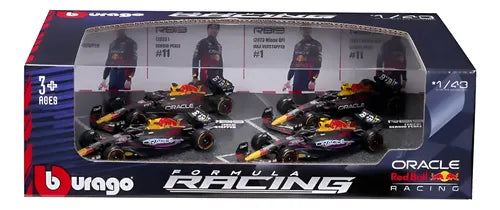 Bburago Formula 1 Red Bull Oracle Racing 4 Pack.
