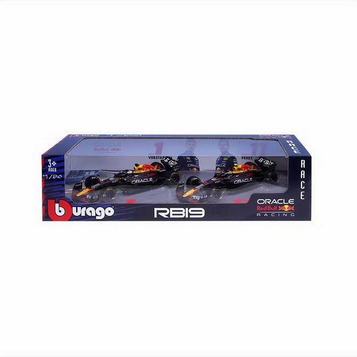 Bburago Red Bull Oracle Racing Set de 2 Carros 1:24.