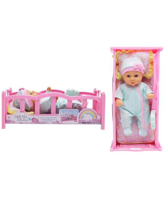 Bebé Cuna para Muñeca con Canción de Cuna Dream Collection.