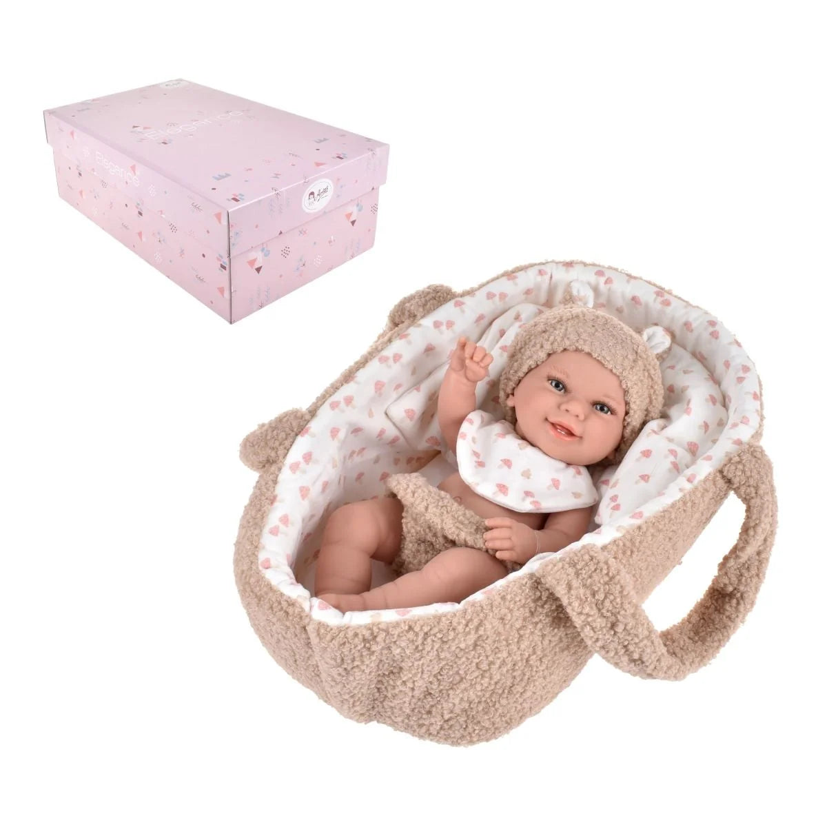 Bebé Elegance 33cm Beige con Cargador.