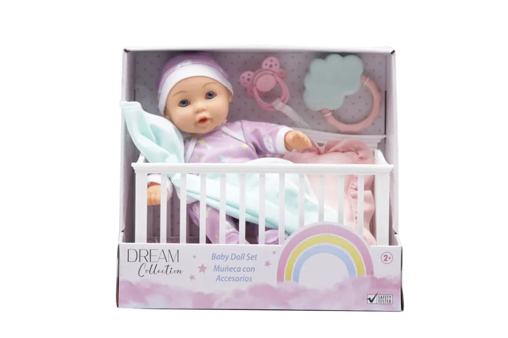 Bebé con Cuna Dream Collection.