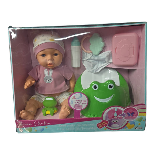 Bebé con Inodoro Toma y Moja Dream Collection.