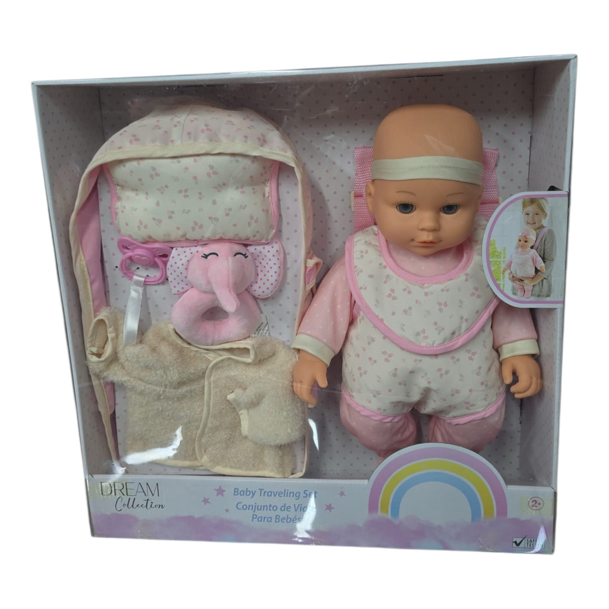 Bebé con Set de Viaje Dream Collection.
