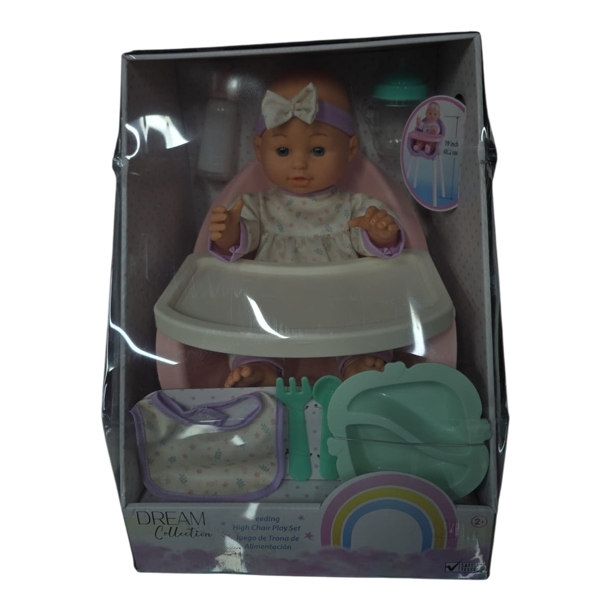 Bebé con Silla para Comer Dream Collection.