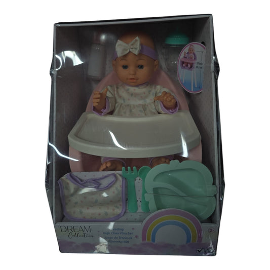 Bebé con Silla para Comer Dream Collection.