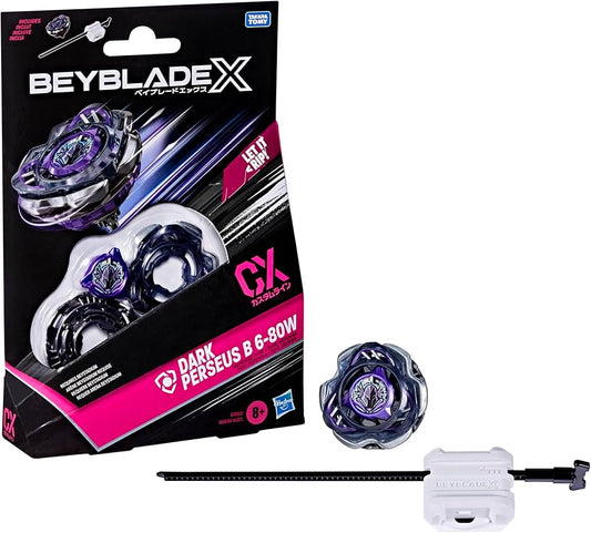 Beyblade X Morado con Lanzador Hasbro.