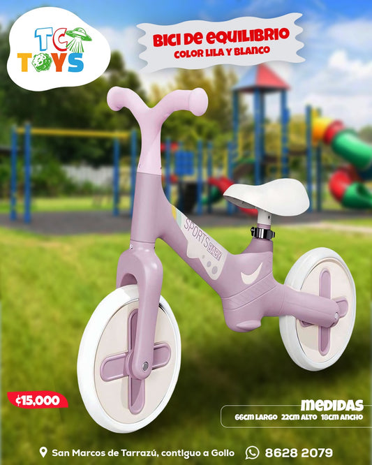 Bicicleta de Equilibrio Morada.