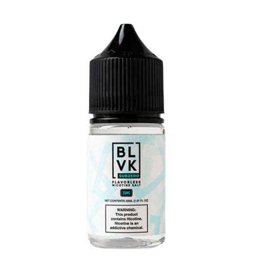 Blvk Subzero Salts Flavorless 35mg.