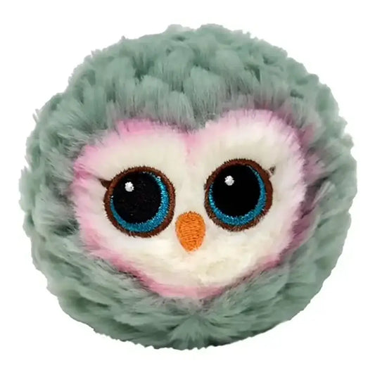 Bola de Peluche TY Beanie Bouncers Búho Feathers.