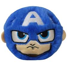 Bola de Peluche TY Beanie Bouncers Capitán América.