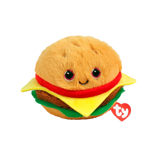 Bola de Peluche TY Beanie Bouncers Hamburguesa Buns.