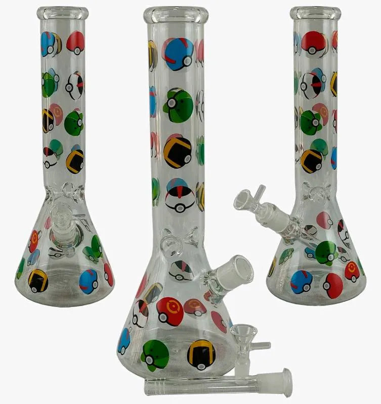 Bong de vidrio Pokemon.