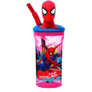 Botella con Tapa 3D Spiderman 83566.