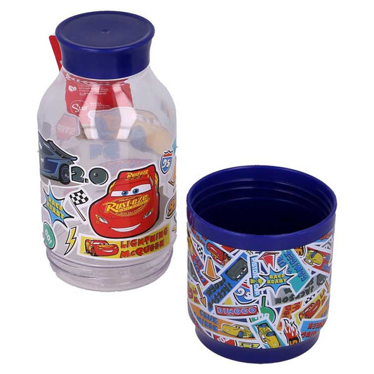 Botella con Taza Tritan Cars 51537.