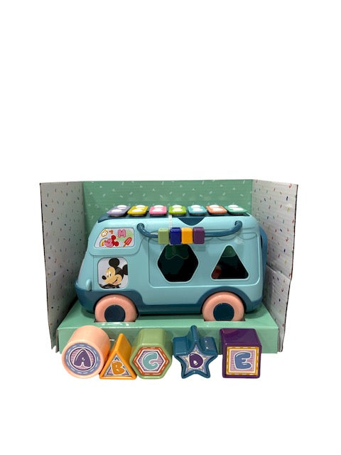 Bus Musical Disney Baby Mickey Mouse Carnival Toys.